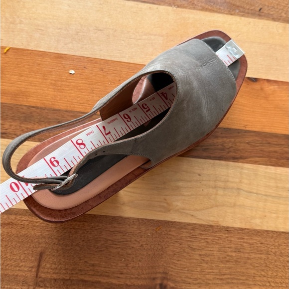 Rachel Comey Olive Green Mules with Wooden Heel - Picture 7 of 7